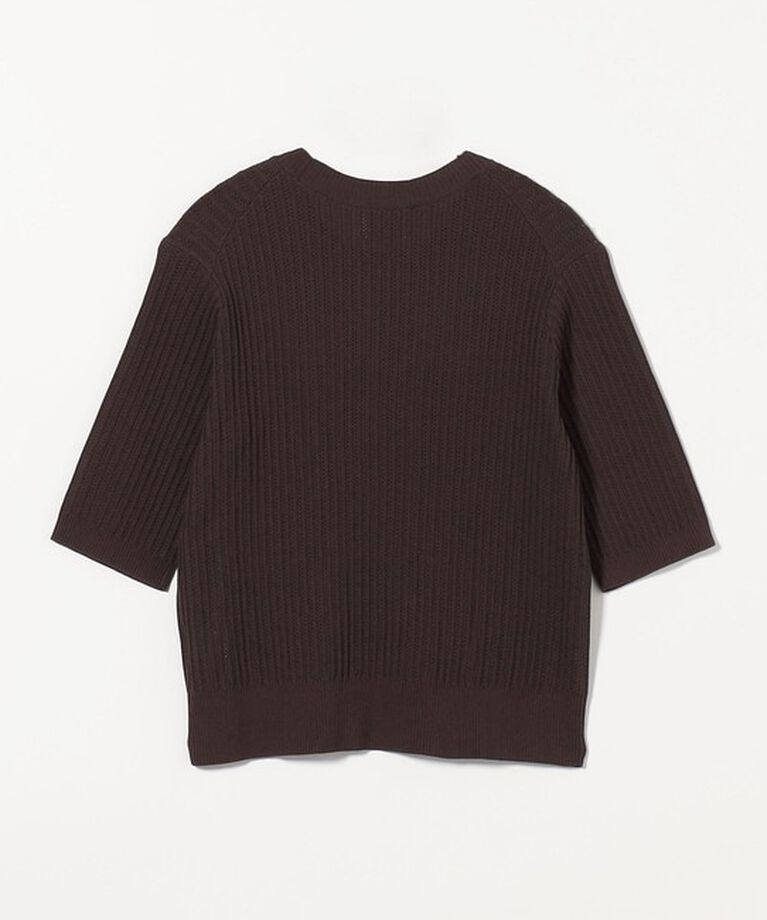 UNITED ARROWS「メッシュ ハーフスリーブ ニット」|ニット・セーター|