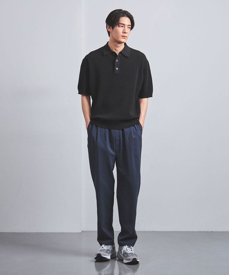 UNITED ARROWS「バーズアイ ニット ポロシャツ」|ポロシャツ|