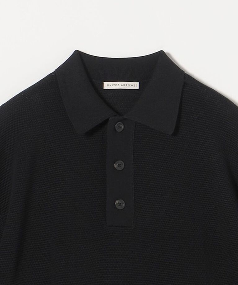 UNITED ARROWS「バーズアイ ニット ポロシャツ」|ポロシャツ|