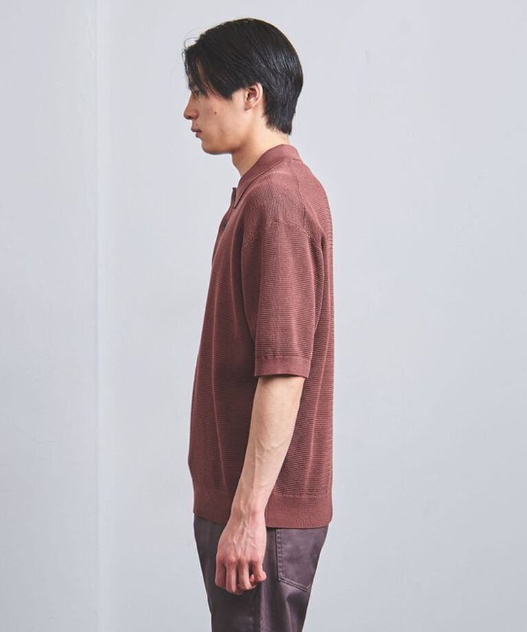UNITED ARROWS「バーズアイ ニット ポロシャツ」|ポロシャツ|