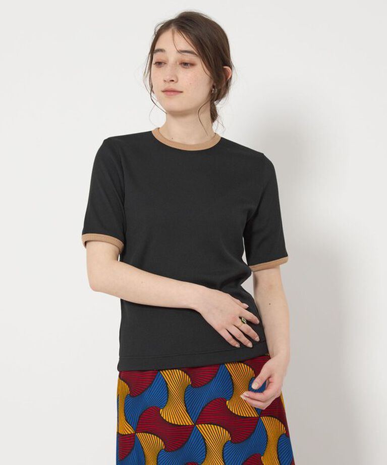 UNITED ARROWS「リブ バイカラーパイピング Tシャツ」|Tシャツ・カットソー|