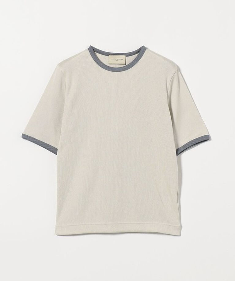UNITED ARROWS「リブ バイカラーパイピング Tシャツ」|Tシャツ・カットソー|