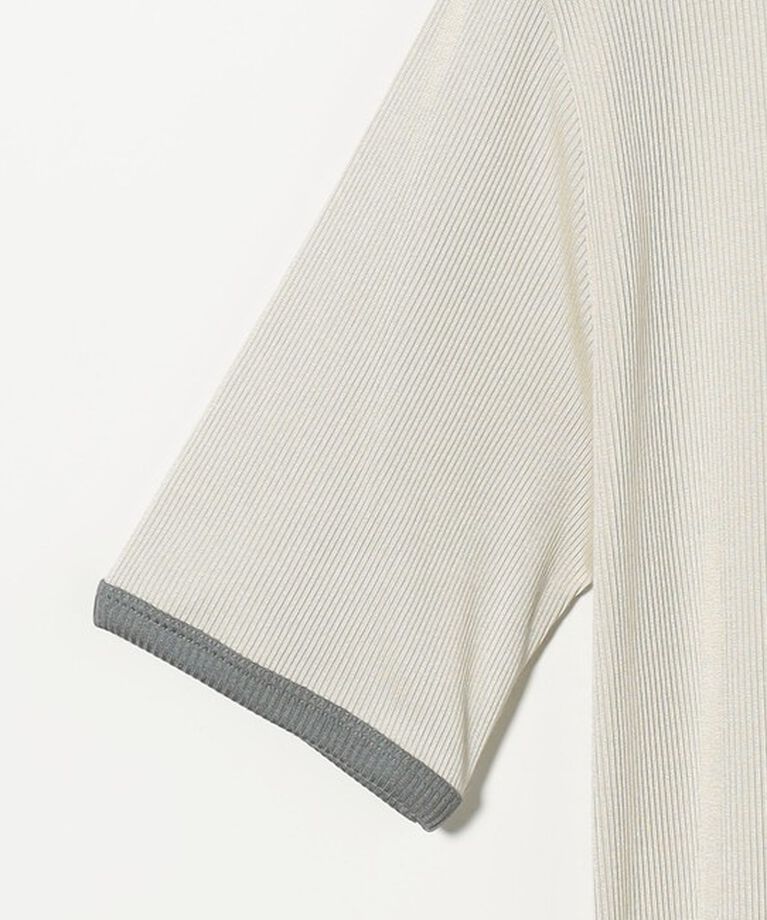 UNITED ARROWS「リブ バイカラーパイピング Tシャツ」|Tシャツ・カットソー|