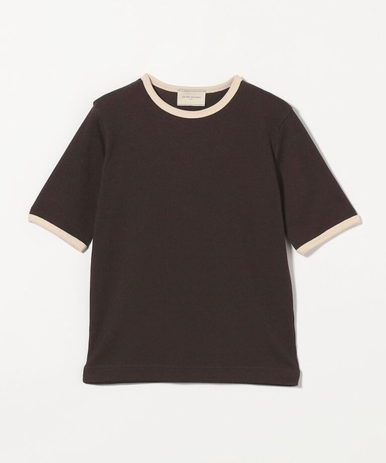 UNITED ARROWS「リブ バイカラーパイピング Tシャツ」|Tシャツ・カットソー|