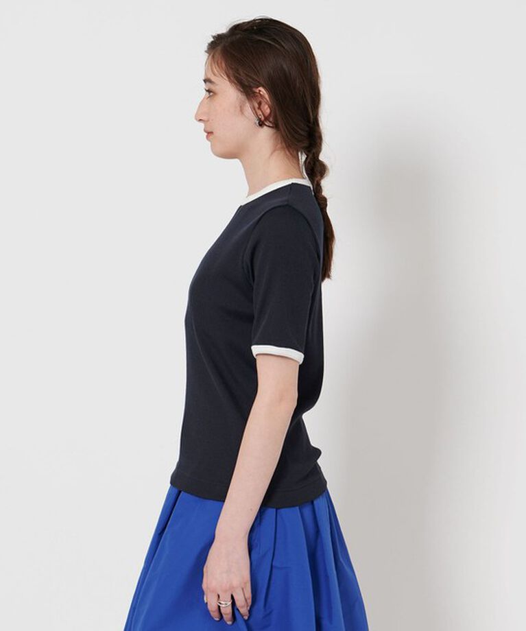 UNITED ARROWS「リブ バイカラーパイピング Tシャツ」|Tシャツ・カットソー|