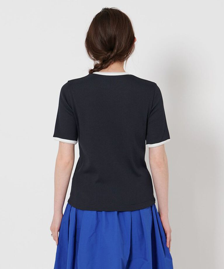 UNITED ARROWS「リブ バイカラーパイピング Tシャツ」|Tシャツ・カットソー|