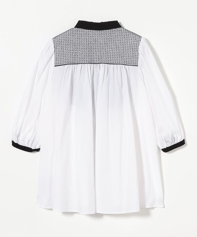 UNITED ARROWS「エンブロイダリー ショートスリーブ ブラウス」|シャツ・ブラウス|