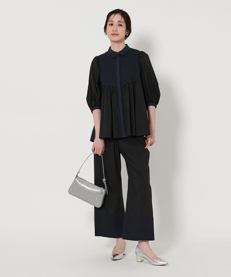 UNITED ARROWS「エンブロイダリー ショートスリーブ ブラウス」|シャツ・ブラウス|