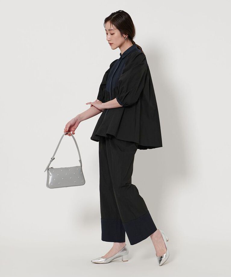 UNITED ARROWS「エンブロイダリー ショートスリーブ ブラウス」|シャツ・ブラウス|