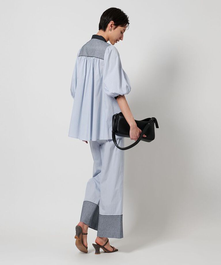 UNITED ARROWS「エンブロイダリー ショートスリーブ ブラウス」|シャツ・ブラウス|