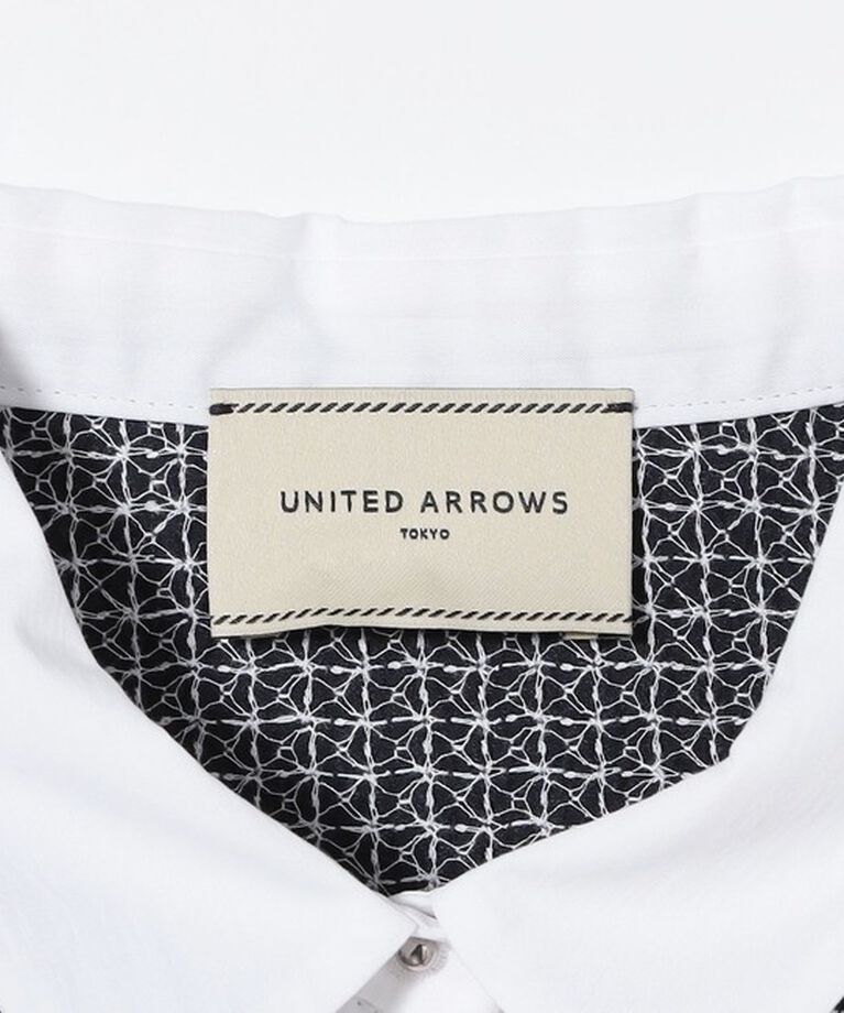 UNITED ARROWS「エンブロイダリー ショートスリーブ ブラウス」|シャツ・ブラウス|