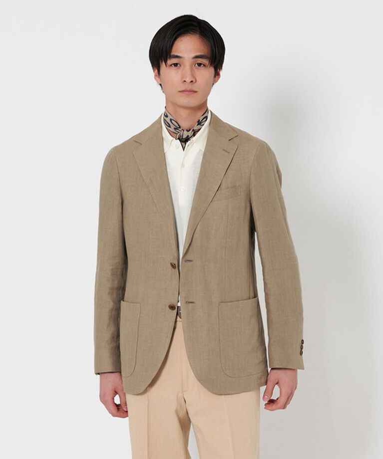 UNITED ARROWS「 LIBECO シングル 2ボタン  テーラードジャケット」|テーラードジャケット|BEIGE