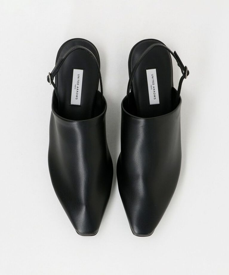 UNITED ARROWS「COMFY バックストラップ サンダル」|サンダル|BLACK