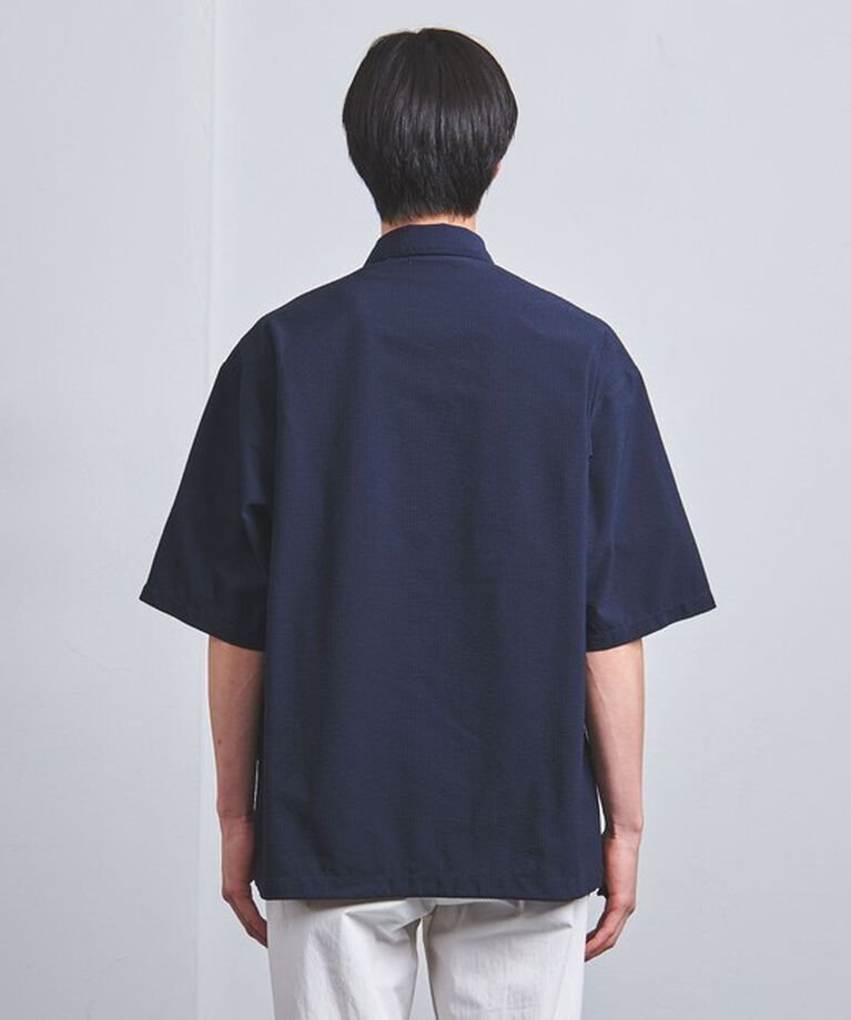 UNITED ARROWS「DotAir ドットエア サッカー ヘムコード プルオーバー -吸水速乾・ストレッチ-」|シャツ・ブラウス|