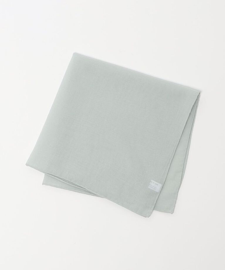 UNITED ARROWS「コットン シルク ポケットチーフ」|ハンカチ|LT.GRAY