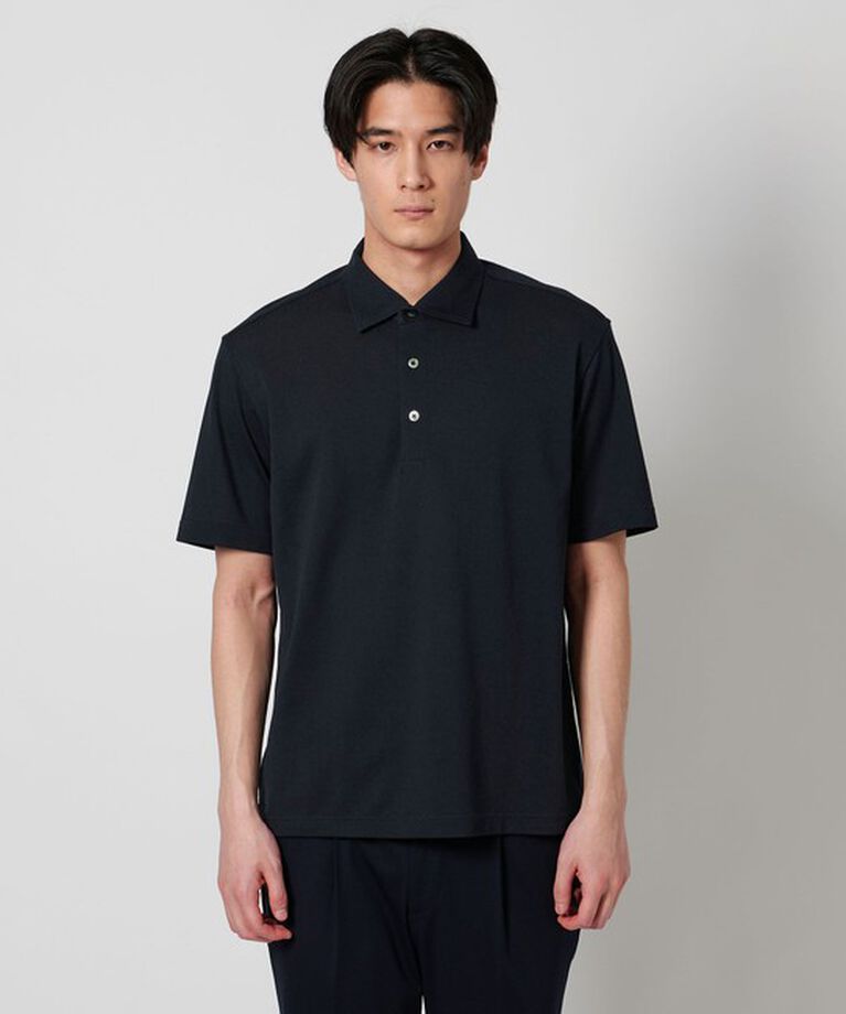 UNITED ARROWS「カノコ ワンピースカラー ポロシャツ COMFORT EASY-MODEL -抗菌防臭-」|ポロシャツ|
