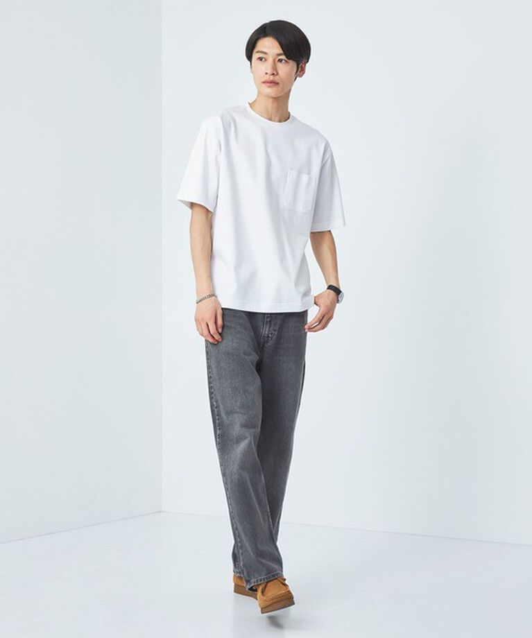 UNITED ARROWS green label relaxing「オーガニック ポンチ クルーネック Tシャツ」|Tシャツ・カットソー|