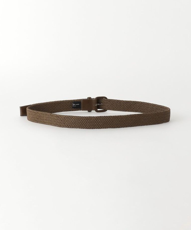 UNITED ARROWS green label relaxing「レザー バックル ゴムメッシュ ベルト」|ベルト|