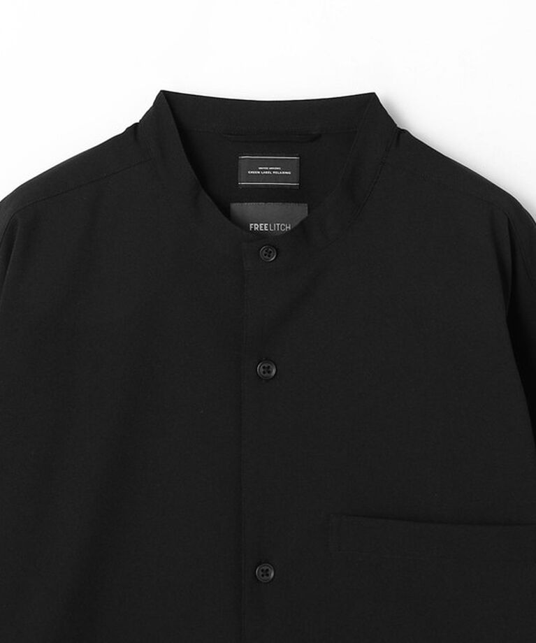 UNITED ARROWS green label relaxing「FREELITCH ボックス バンドカラー シャツ -防シワ・ストレッチ・吸水速乾-」|シャツ・ブラウス|