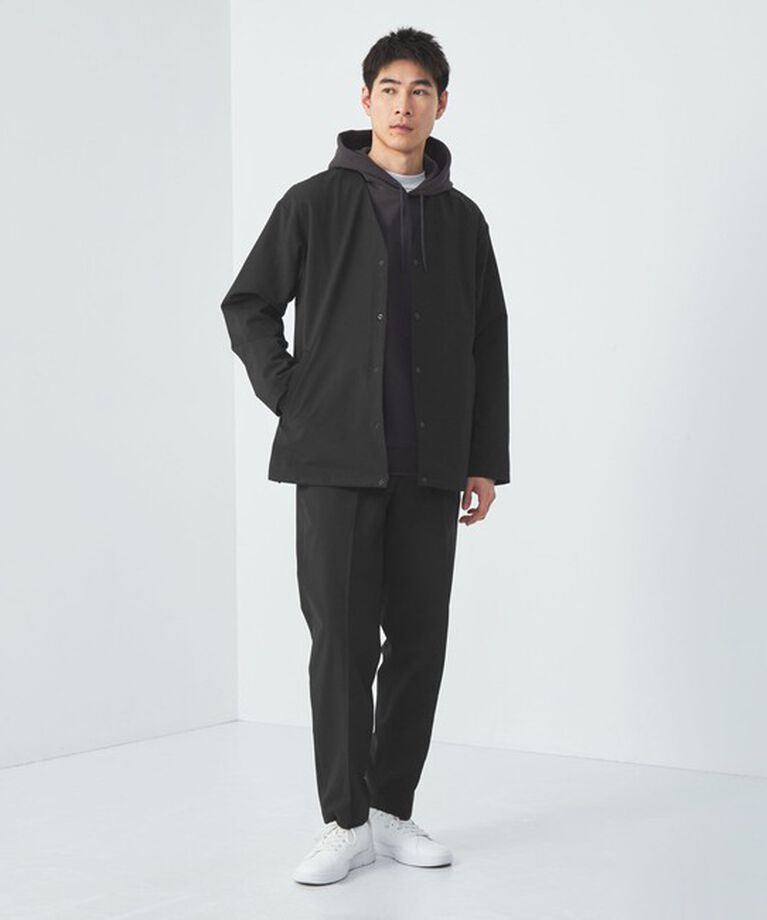 UNITED ARROWS green label relaxing「FREELITCH ノーカラー カーディガン -防シワ・ストレッチ・吸水速乾-」|カーディガン|