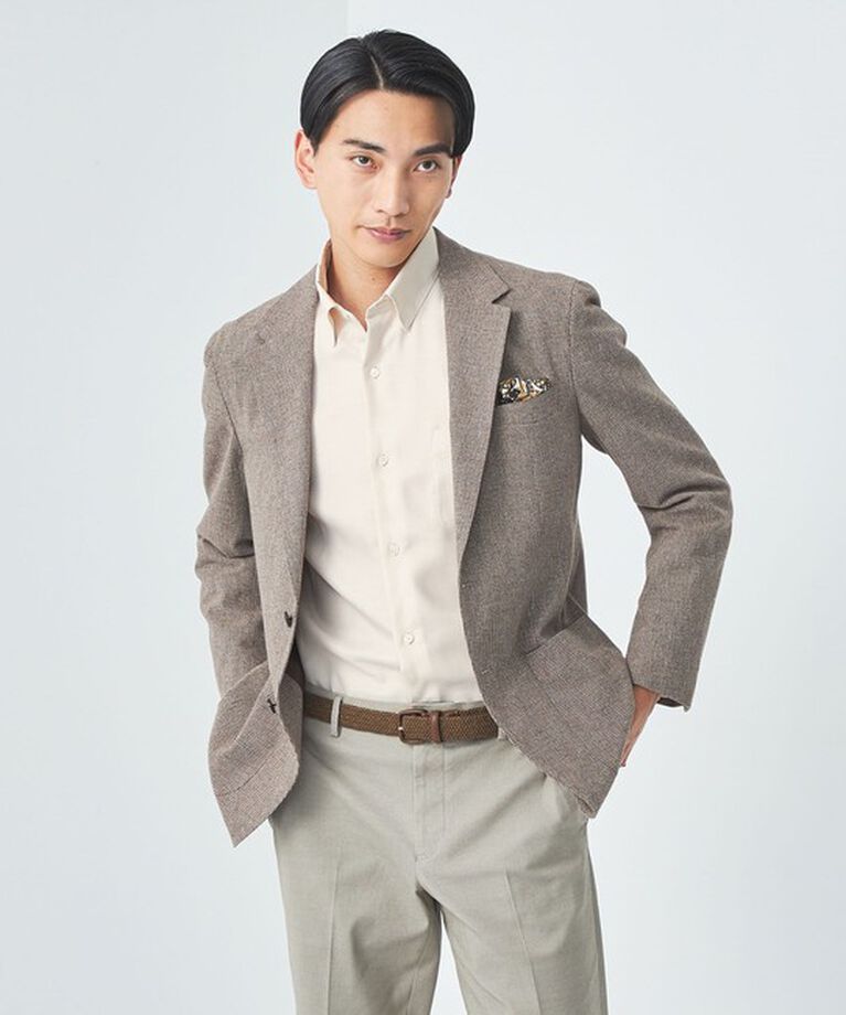 UNITED ARROWS green label relaxing「エブリット コットンオックス ムジ スナップ ボタンダウン シャツ -イージーアイロン-」|シャツ・ブラウス|