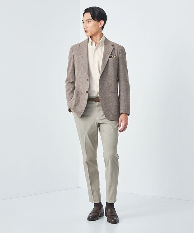 UNITED ARROWS green label relaxing「エブリット コットンオックス ムジ スナップ ボタンダウン シャツ -イージーアイロン-」|シャツ・ブラウス|