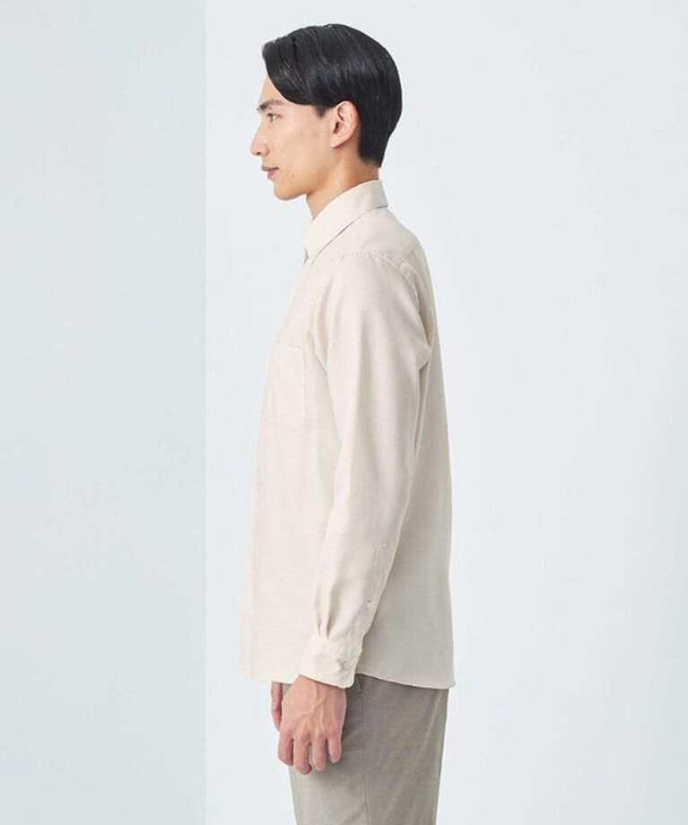 UNITED ARROWS green label relaxing「エブリット コットンオックス ムジ スナップ ボタンダウン シャツ -イージーアイロン-」|シャツ・ブラウス|