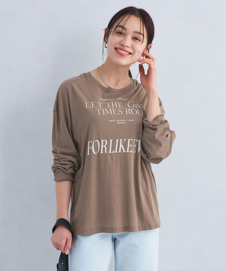 UNITED ARROWS green label relaxing「【別注】＜PROTAGONISTA＞プリント ロングスリーブ Tシャツ」|Tシャツ・カットソー|