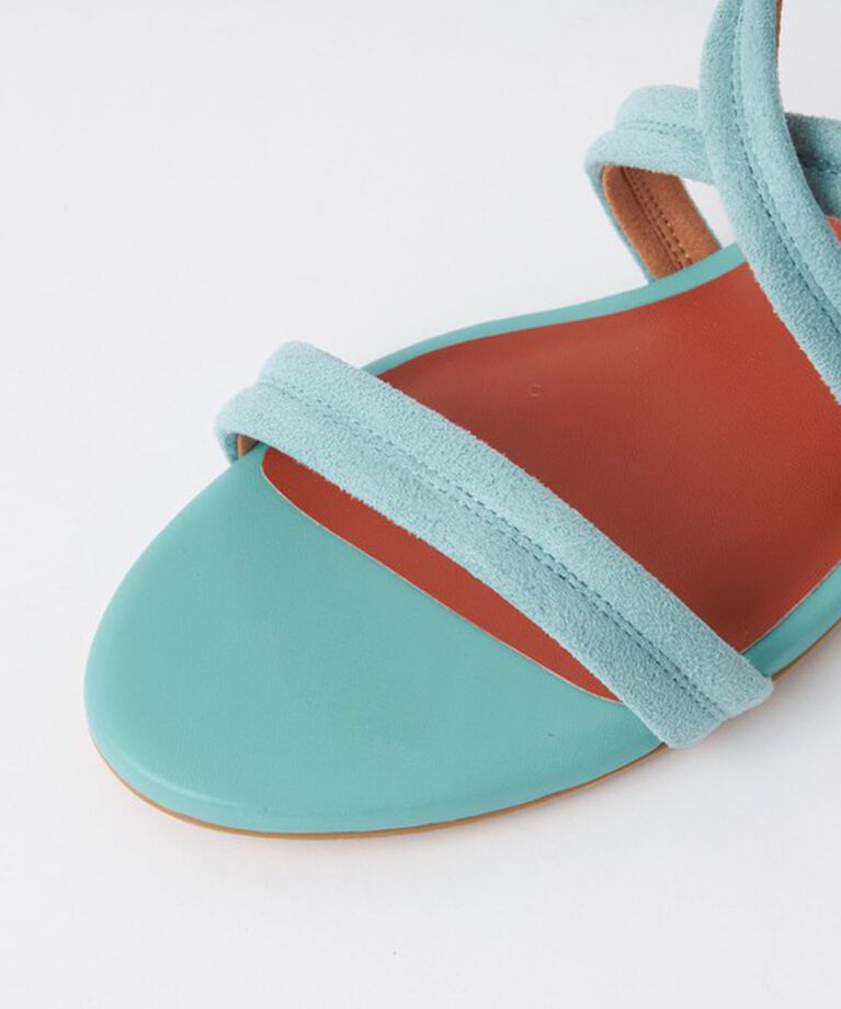 UNITED ARROWS green label relaxing「パデッドクロス サンダル（3cmヒール）」|サンダル|
