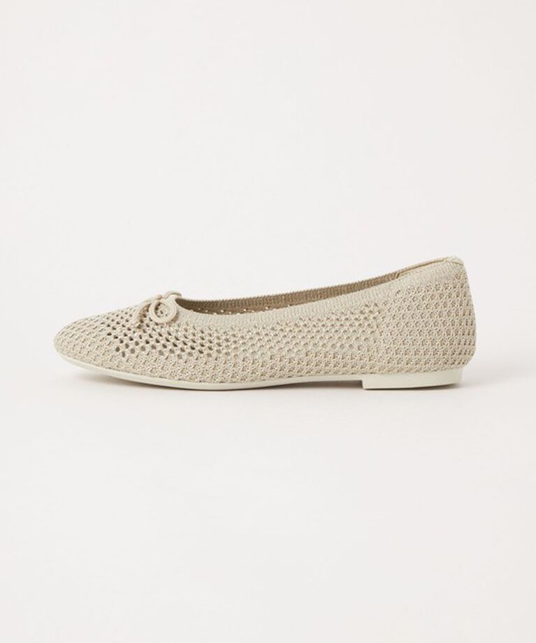 UNITED ARROWS green label relaxing「ウェルネス シアーニット バレエシューズ / ニットシューズ」|バレエシューズ|