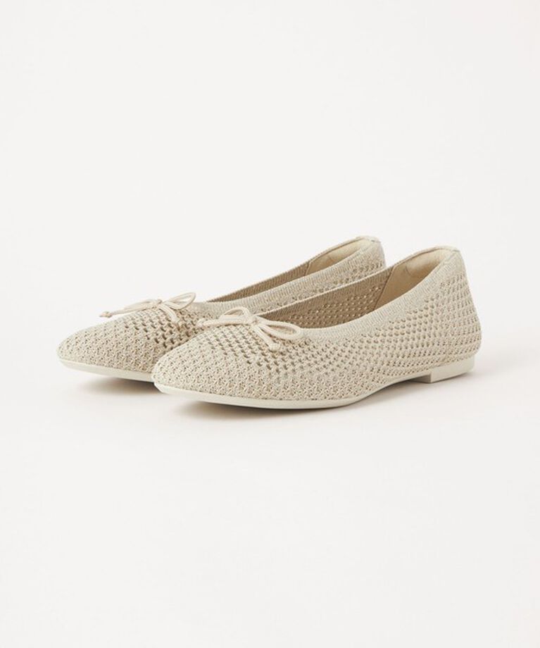 UNITED ARROWS green label relaxing「ウェルネス シアーニット バレエシューズ / ニットシューズ」|バレエシューズ|