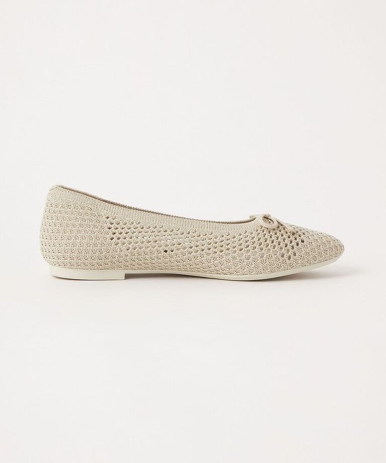UNITED ARROWS green label relaxing「ウェルネス シアーニット バレエシューズ / ニットシューズ」|バレエシューズ|