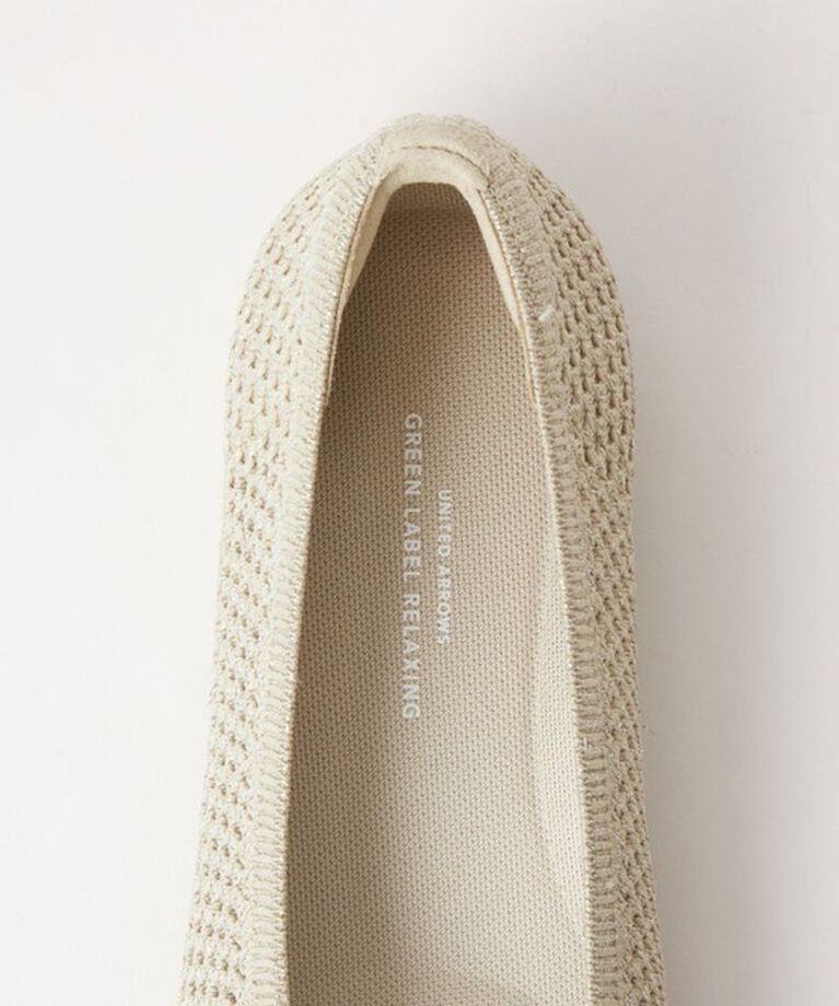 UNITED ARROWS green label relaxing「ウェルネス シアーニット バレエシューズ / ニットシューズ」|バレエシューズ|