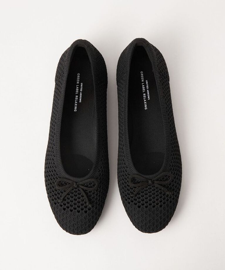 UNITED ARROWS green label relaxing「ウェルネス シアーニット バレエシューズ / ニットシューズ」|バレエシューズ|