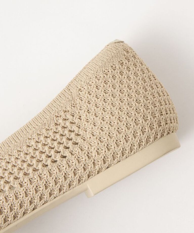 UNITED ARROWS green label relaxing「ウェルネス シアーニット バレエシューズ / ニットシューズ」|バレエシューズ|
