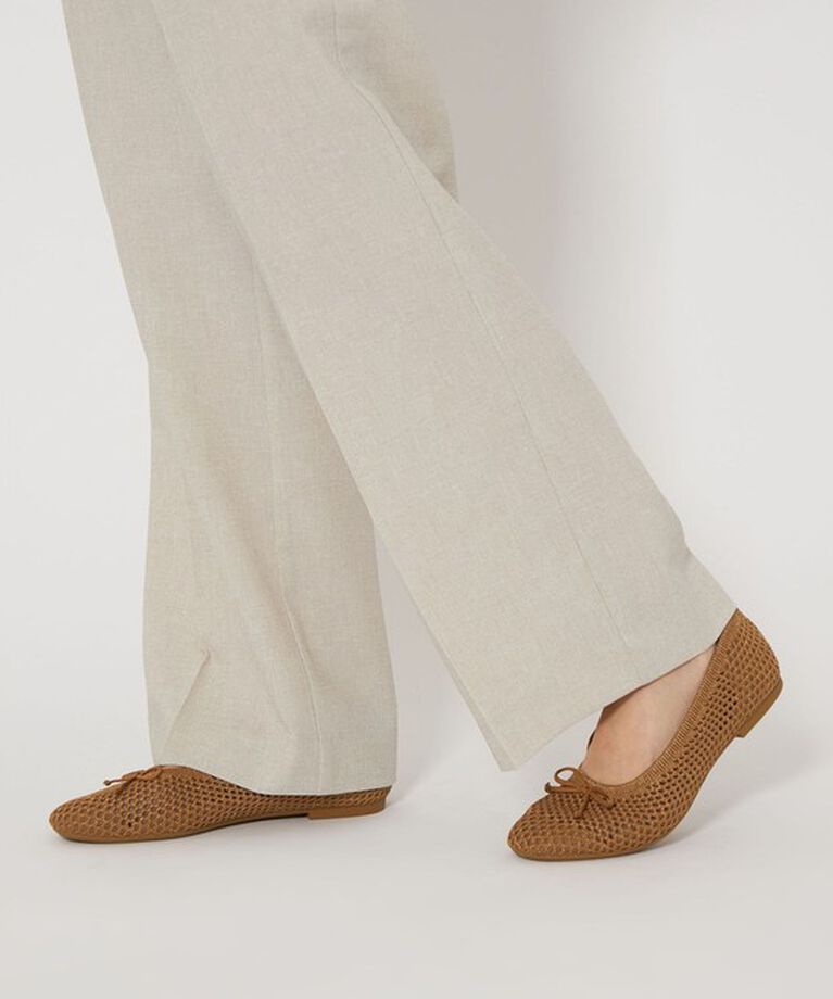 UNITED ARROWS green label relaxing「ウェルネス シアーニット バレエシューズ / ニットシューズ」|バレエシューズ|
