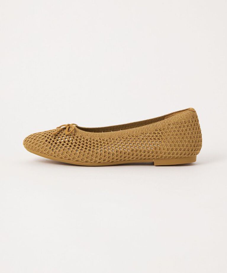 UNITED ARROWS green label relaxing「ウェルネス シアーニット バレエシューズ / ニットシューズ」|バレエシューズ|