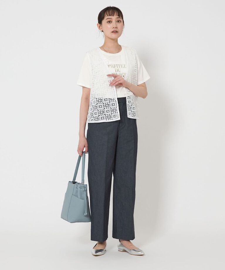 UNITED ARROWS green label relaxing「ロゴ プリント ショートスリーブ Tシャツ」|Tシャツ・カットソー|