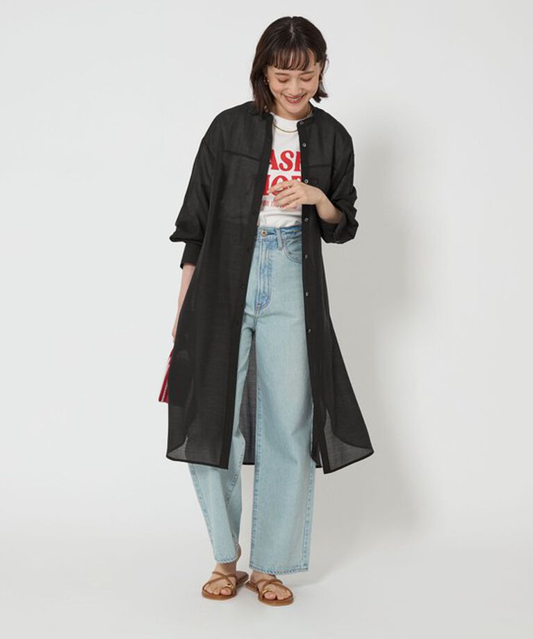 UNITED ARROWS green label relaxing「ポコポコシアー シャツ ワンピース」|ワンピース|