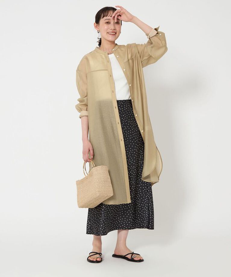 UNITED ARROWS green label relaxing「ポコポコシアー シャツ ワンピース」|ワンピース|