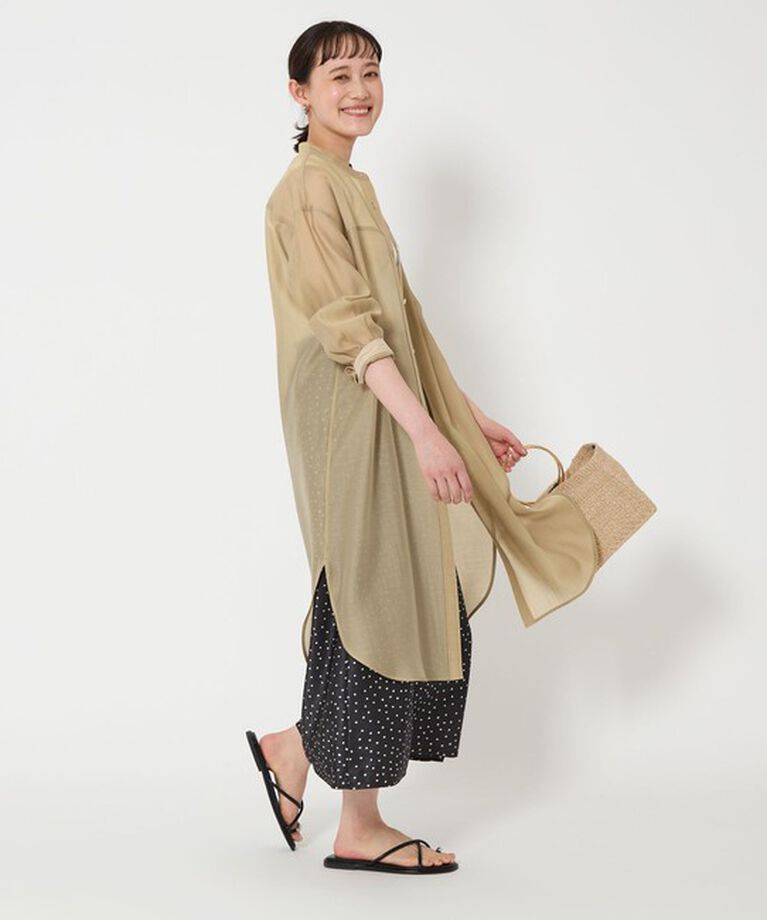 UNITED ARROWS green label relaxing「ポコポコシアー シャツ ワンピース」|ワンピース|