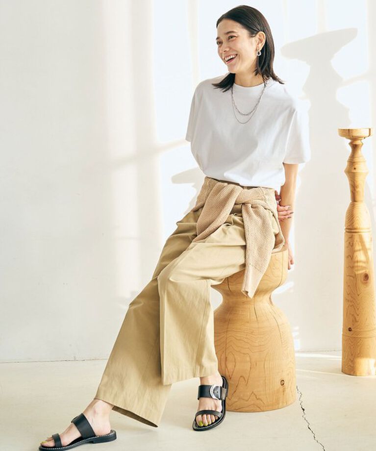 UNITED ARROWS green label relaxing「＜SEASONAL COLLECTION＞LOTUS ドルマンスリーブ Tシャツ」|Tシャツ・カットソー|