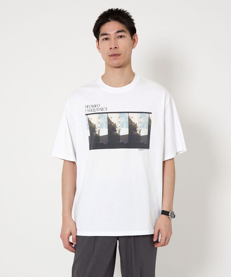 UNITED ARROWS green label relaxing「【別注】＜TOKYO SEQUENCE×FRUIT OF THE LOOM＞GLR プリントTシャツ」|Tシャツ・カットソー|WHITE