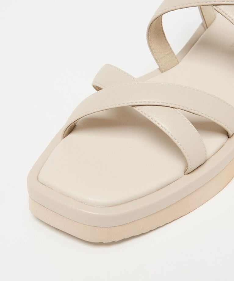 UNITED ARROWS green label relaxing「クロス プラット サンダル（3cmヒール）」|サンダル|