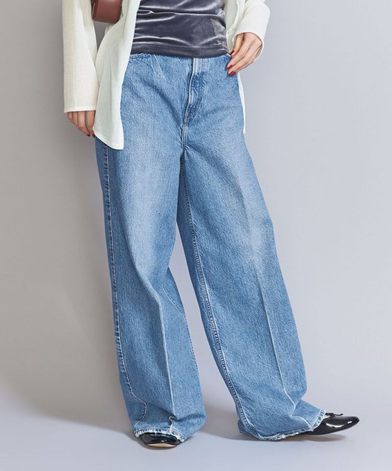 BEAUTY&YOUTH UNITED ARROWS「＜upper hights＞THE SISTER ワイドストレート デニムパンツ」|デニム|
