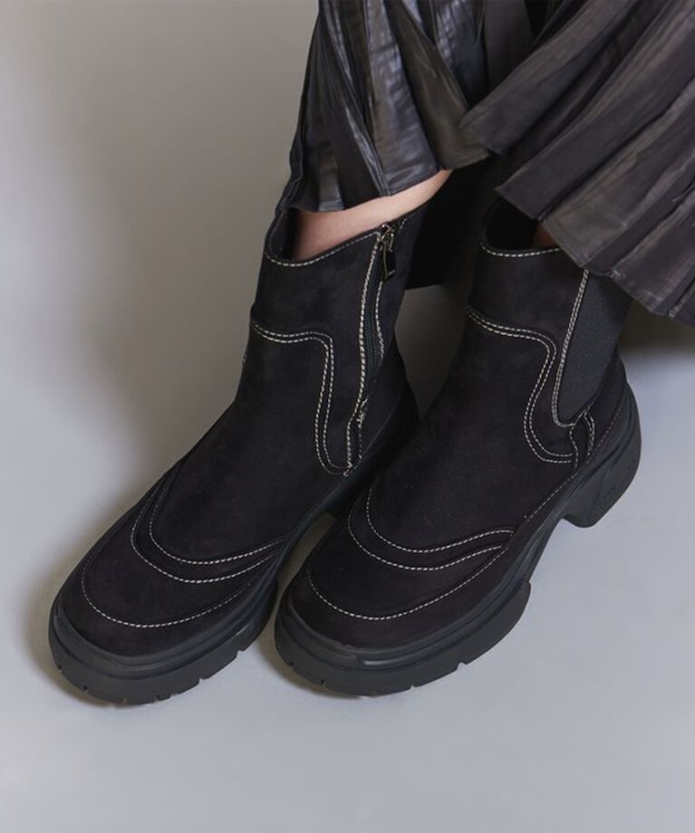 BEAUTY&YOUTH UNITED ARROWS「＜PAES＞ステッチ サイドゴア ショートブーツ 」|ショートブーツ|