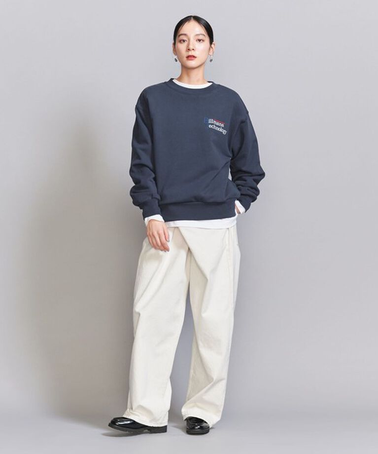 BEAUTY&YOUTH UNITED ARROWS「コットン裏毛 ロゴスウェット プルオーバー」|スウェット・ジャージ|