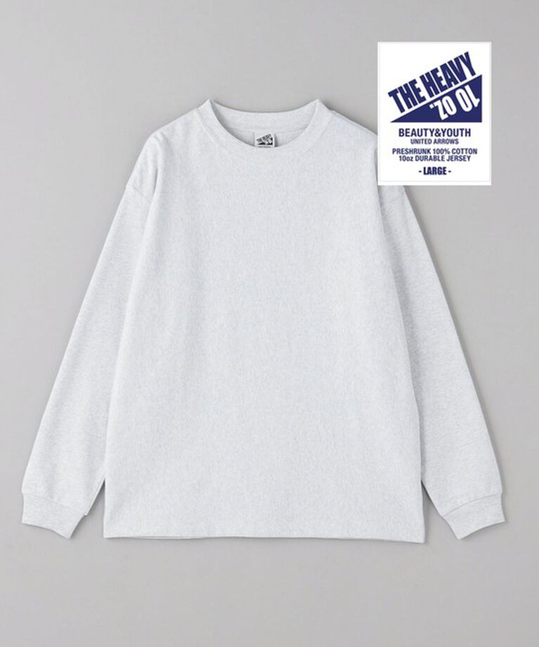 BEAUTY&YOUTH UNITED ARROWS「10oz ヘビー ワイド クルーネック カットソー」|Tシャツ・カットソー|SILVER