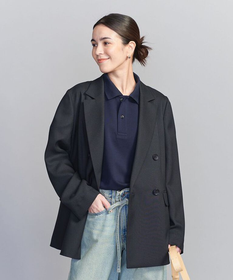 BEAUTY&YOUTH UNITED ARROWS「リネンライク ダブルジャケット」|テーラードジャケット|