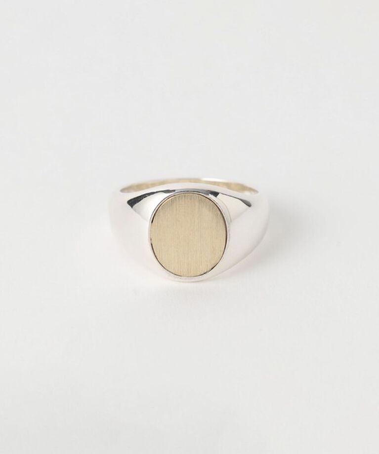 BEAUTY&YOUTH UNITED ARROWS「SILVER925 x BRASS シグネット リング」|リング|